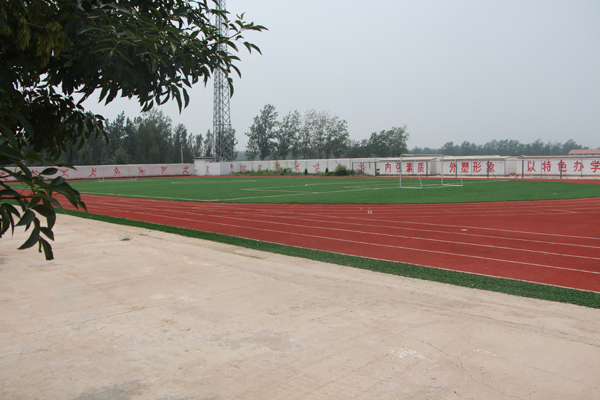 6 鄄城县农村小学中唯一有塑胶操场的红船镇中心小学.JPG